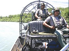 Border Patrol Air Boat