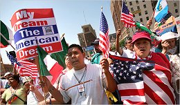 Illegals Protest May Day 2008