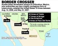 Mexico Map - Border Crosser