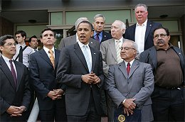 Obama and Hispanic Caucus
