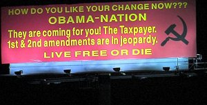 Obama-nation billboard in Missouri