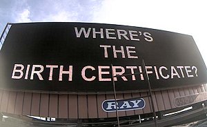 Ocala Birth Certificate billboard